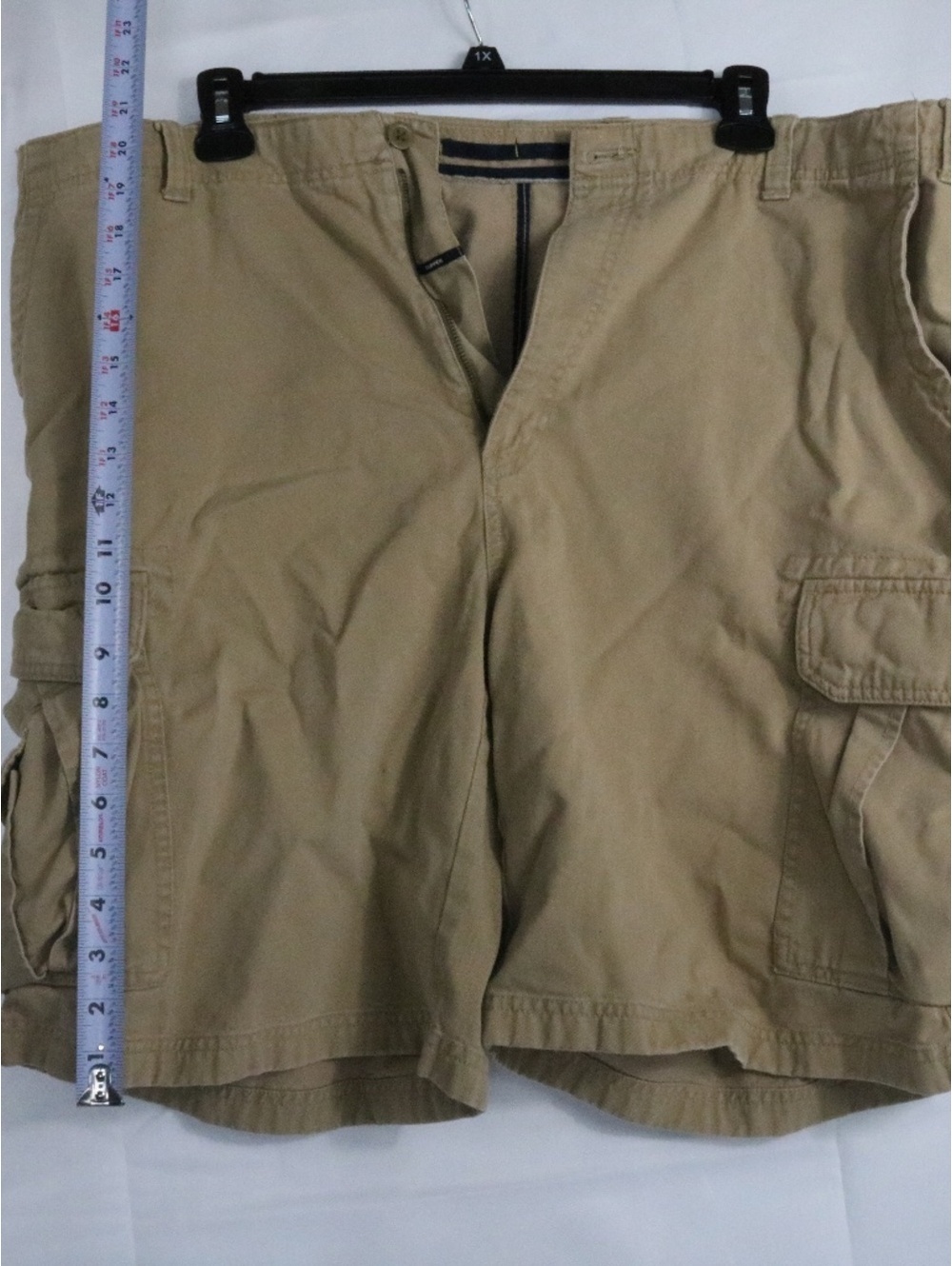 Men's Nautica Clipper Relaxed Fit Cargo Shorts Brown Size 42